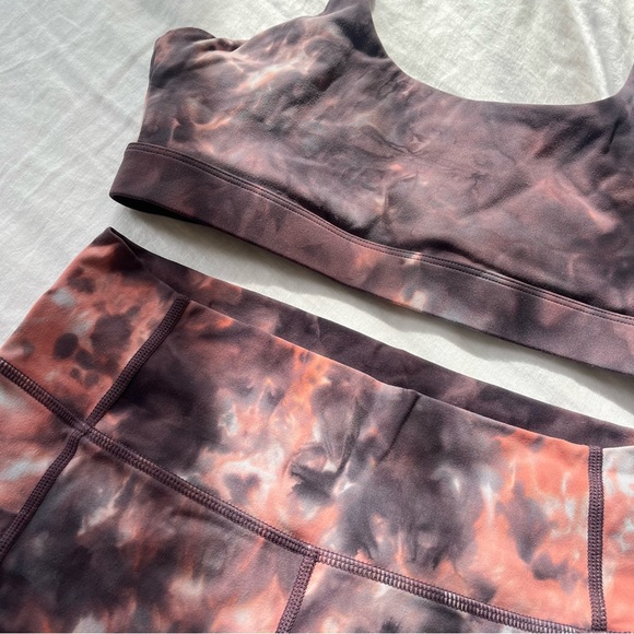 Tie dye running / yoga set sz S - Picture 4 of 10